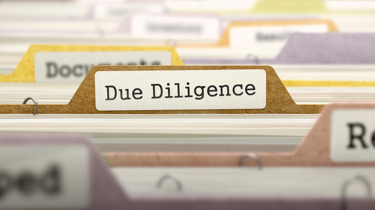 Due Diligence — Do It Now!