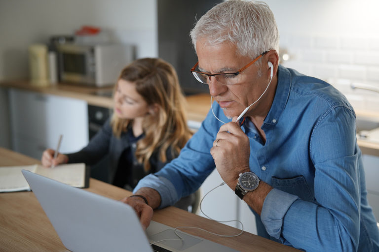 bigstock-Father-and-school-girl-working