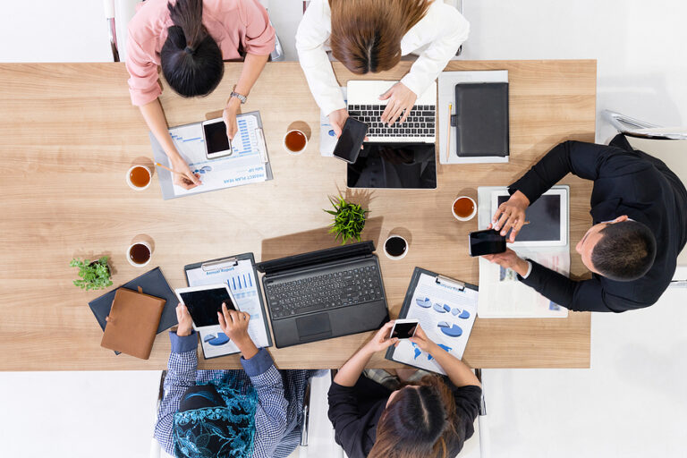 bigstock-Top-View-Of-Businessman-Execut-477636451