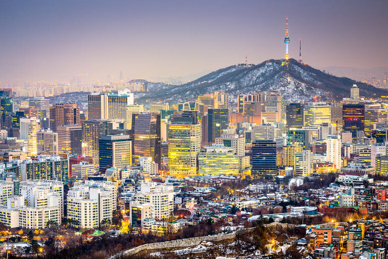 skyline of Seoul